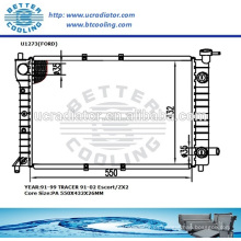 Radiador Ford Escort / ZX2 91-02 TRACER 91-99 MT OEM: F0C68005AD / BB / BD / DB / DD / KD /